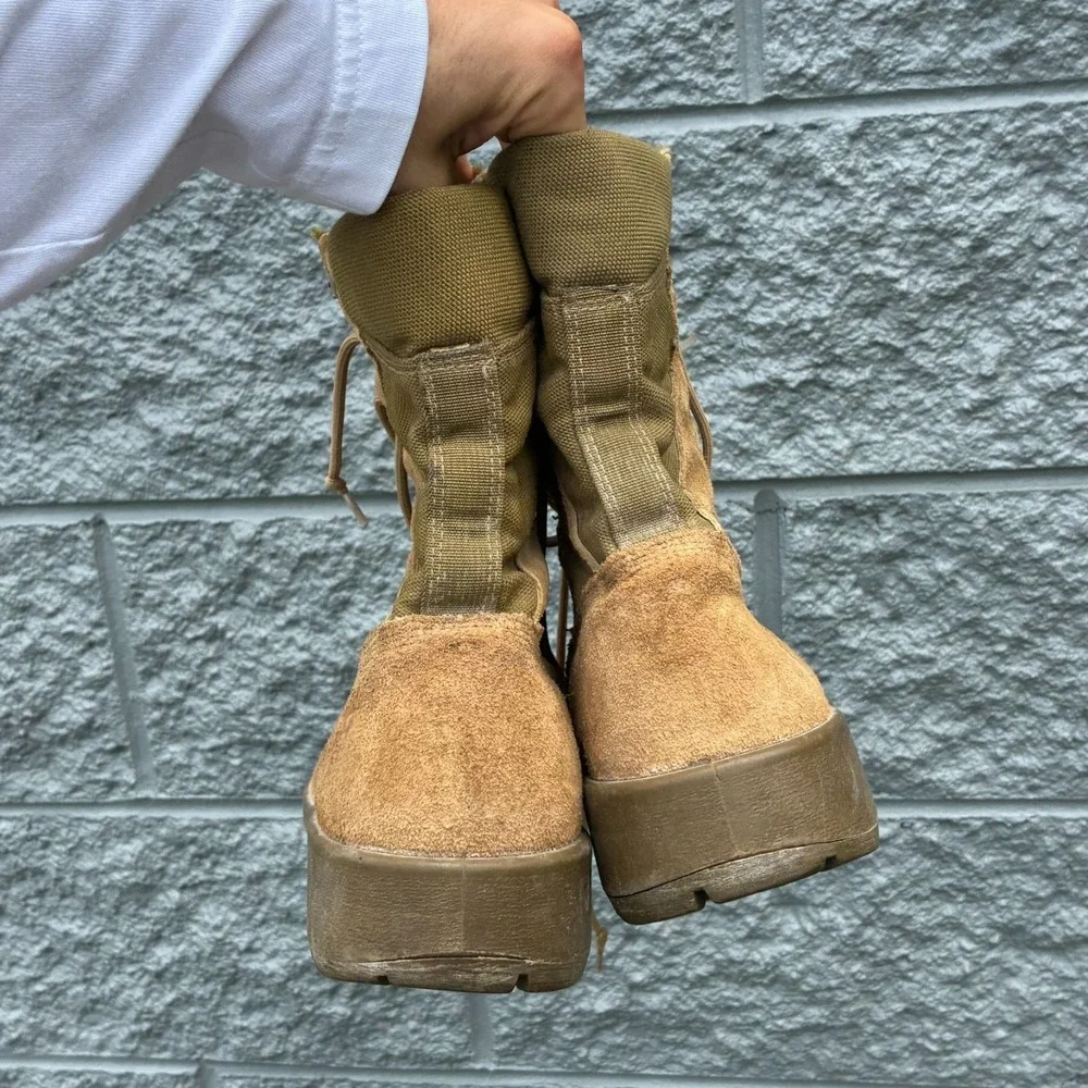 Belleville 790 ST USMC Gore-Tex Waterproof Steel Toe Combat Boots Men 10 W Coyot